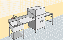 設置イメージイラスト（ストレート仕様）