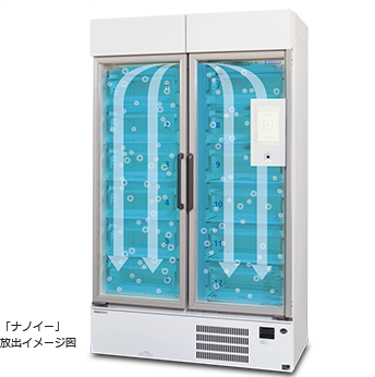 ナノイー放出イメージ図